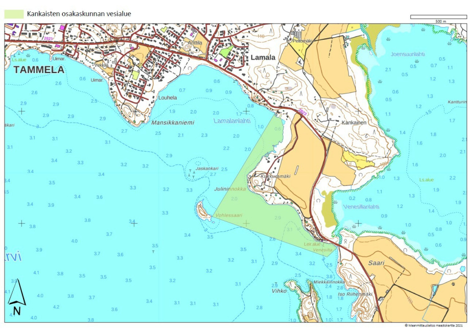 Kankaisten osakaskunnan vesialue